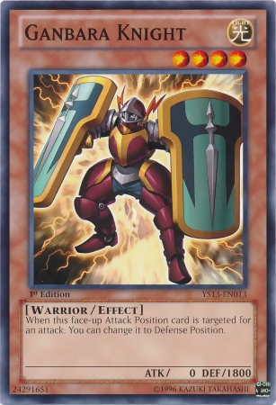 Ganbara Knight [YS13-EN013] Common Yu-Gi-Oh!