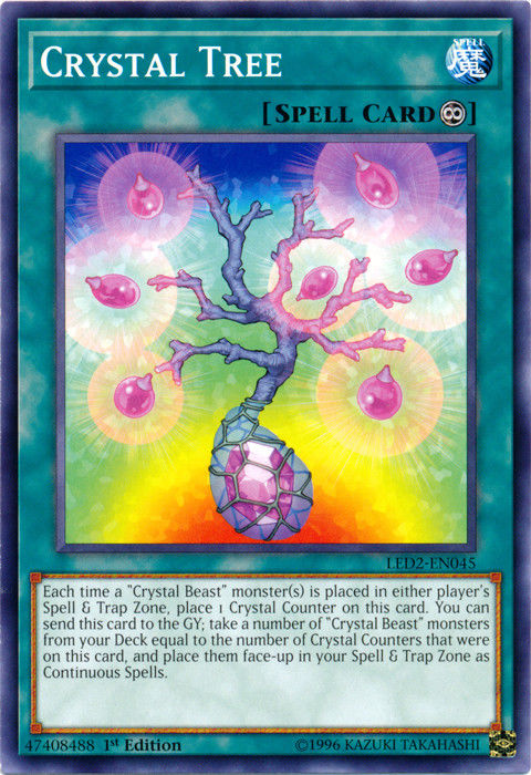 Crystal Tree [LED2-EN045] Common Yu-Gi-Oh!