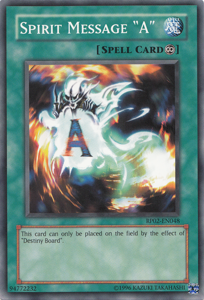 Spirit Message "A" [RP02-EN048] Common Yu-Gi-Oh!