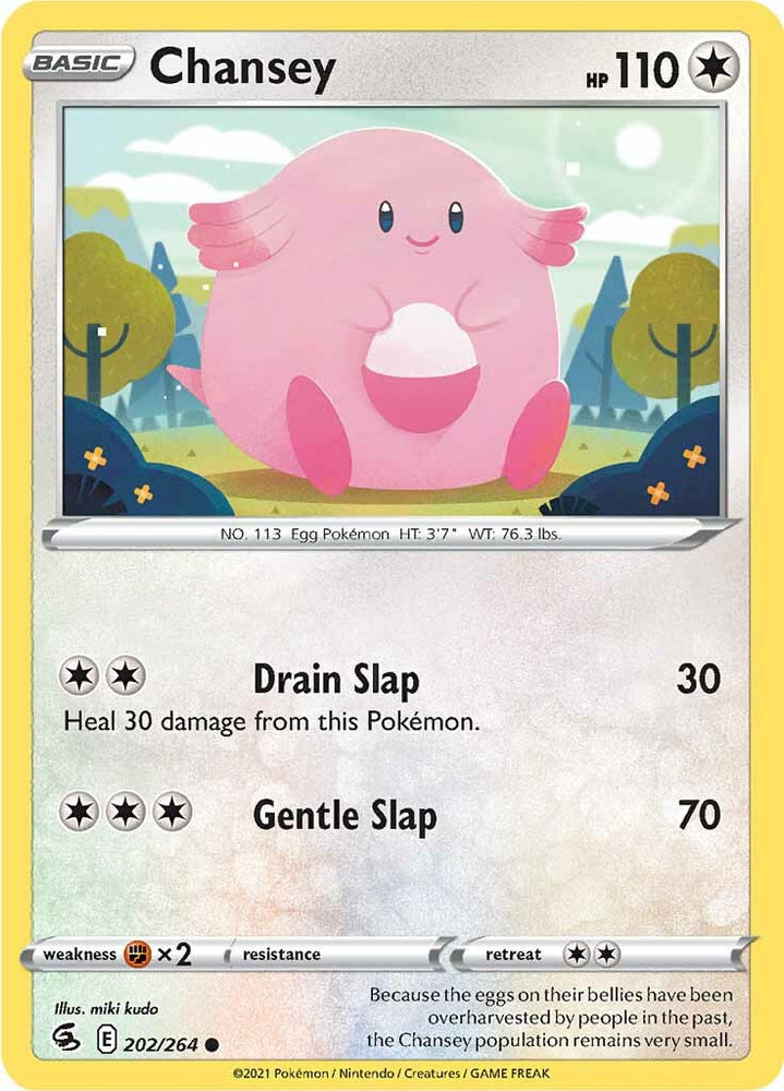 Chansey (202/264) [Sword & Shield: Fusion Strike] Pokémon
