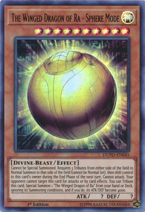 The Winged Dragon of Ra - Sphere Mode [DUPO-EN045] Ultra Rare Yu-Gi-Oh!