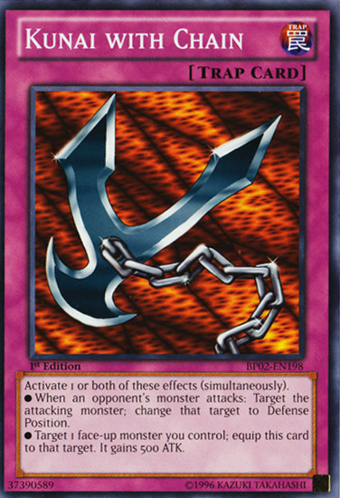 Kunai with Chain [BP02-EN198] Mosaic Rare Yu-Gi-Oh!