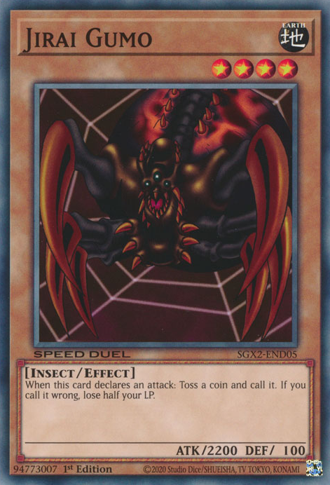Jirai Gumo [SGX2-END05] Common Yu-Gi-Oh!