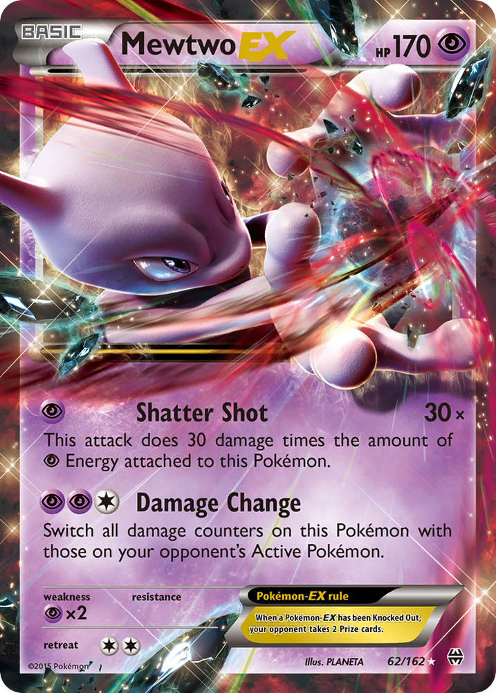 Mewtwo EX (62/162) [XY: BREAKthrough] Pokémon