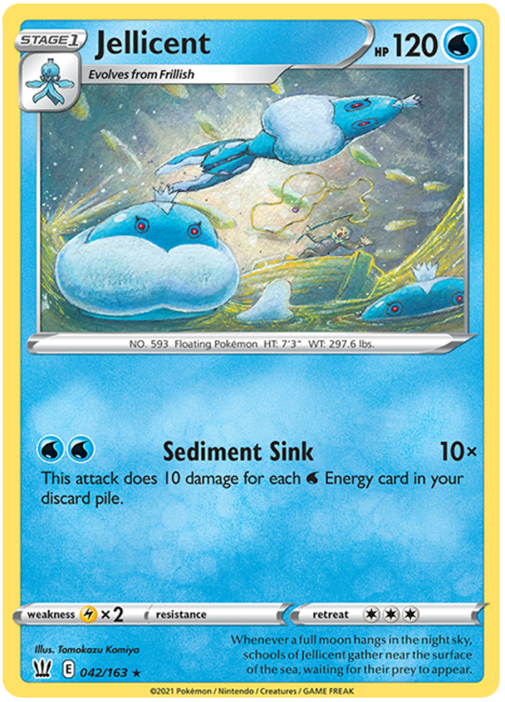 Jellicent (042/163) [Sword & Shield: Battle Styles] Pokémon