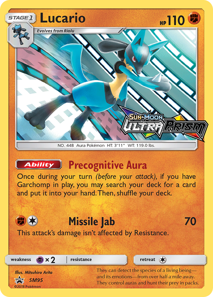 Lucario (SM95) (Prerelease Promo) [Sun & Moon: Black Star Promos] Pokémon