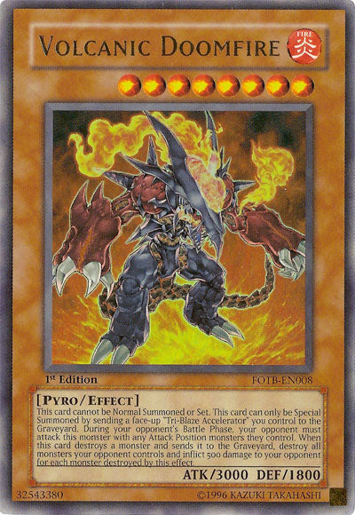 Volcanic Doomfire [FOTB-EN008] Ultra Rare Yu-Gi-Oh!
