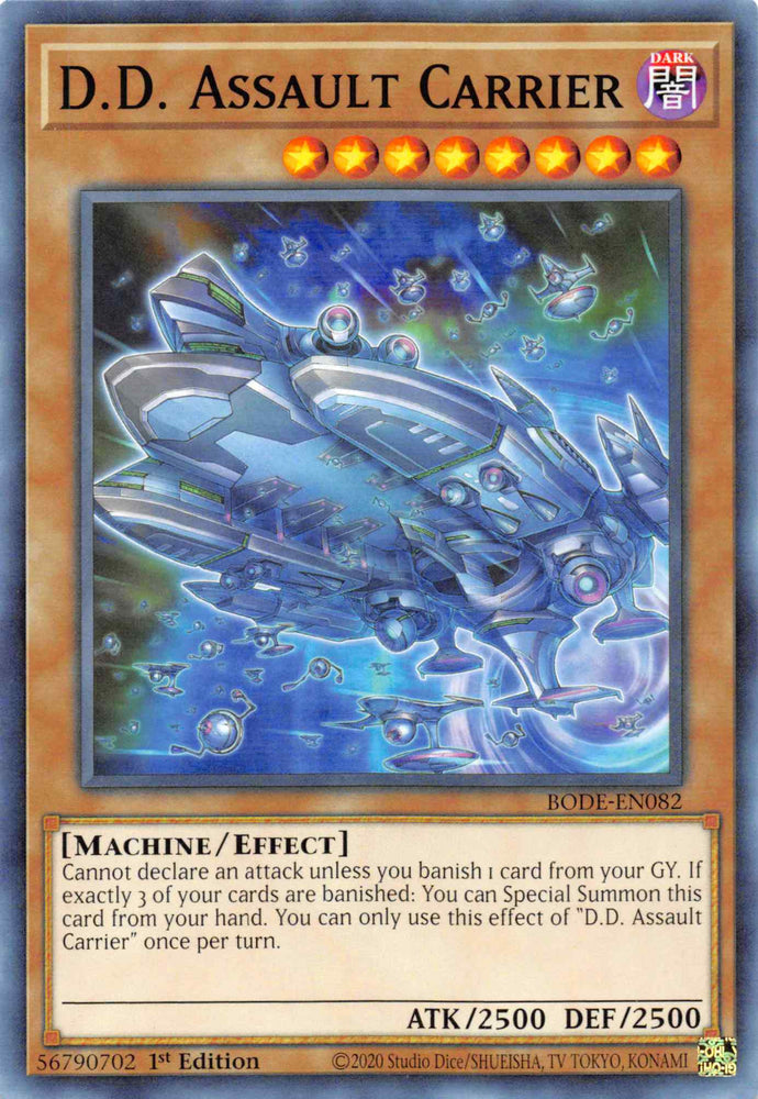 D.D. Assault Carrier [BODE-EN082] Common Yu-Gi-Oh!