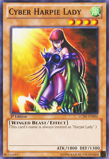 Cyber Harpie Lady [LCJW-EN096] Common Yu-Gi-Oh!