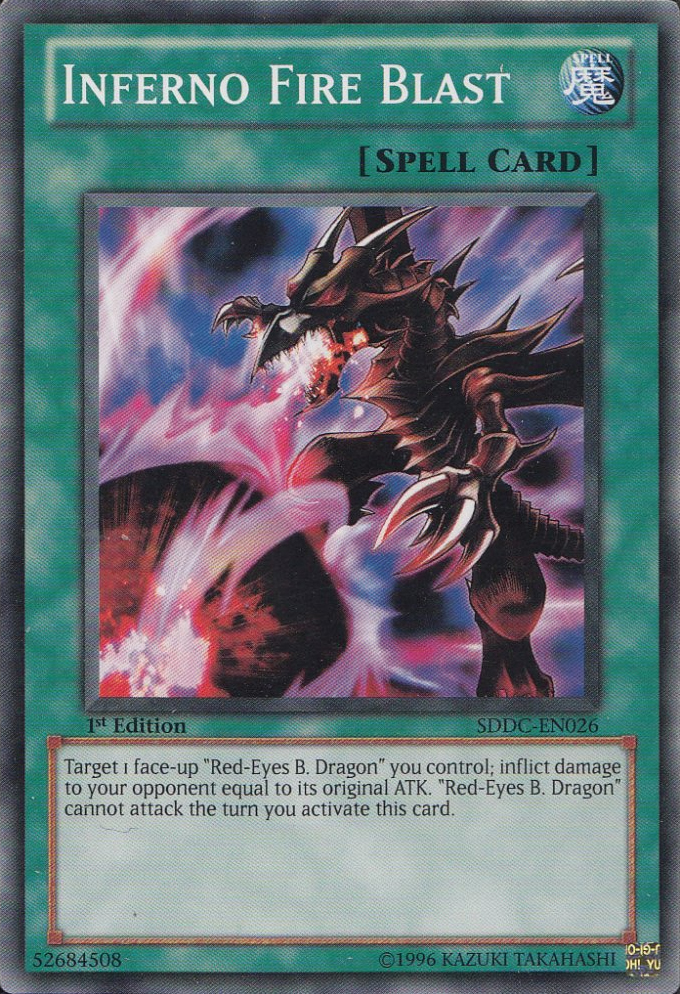 Inferno Fire Blast [SDDC-EN026] Common Yu-Gi-Oh!