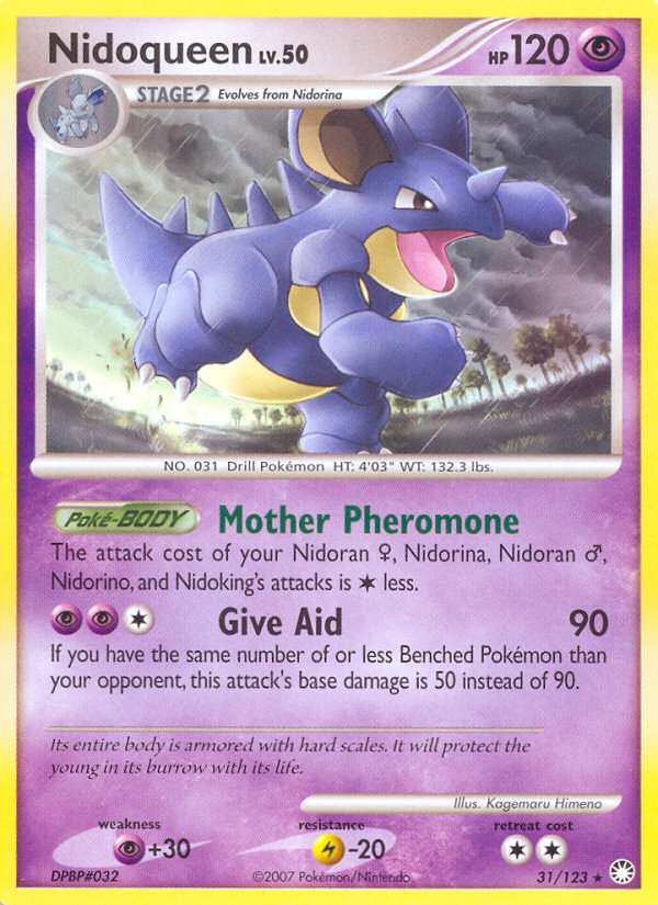 Nidoqueen (31/123) [Diamond & Pearl: Mysterious Treasures] Pokémon