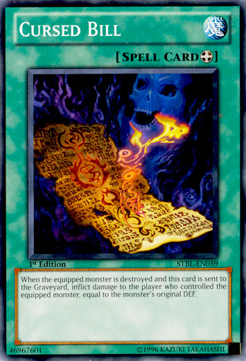 Cursed Bill [STBL-EN059] Common Yu-Gi-Oh!