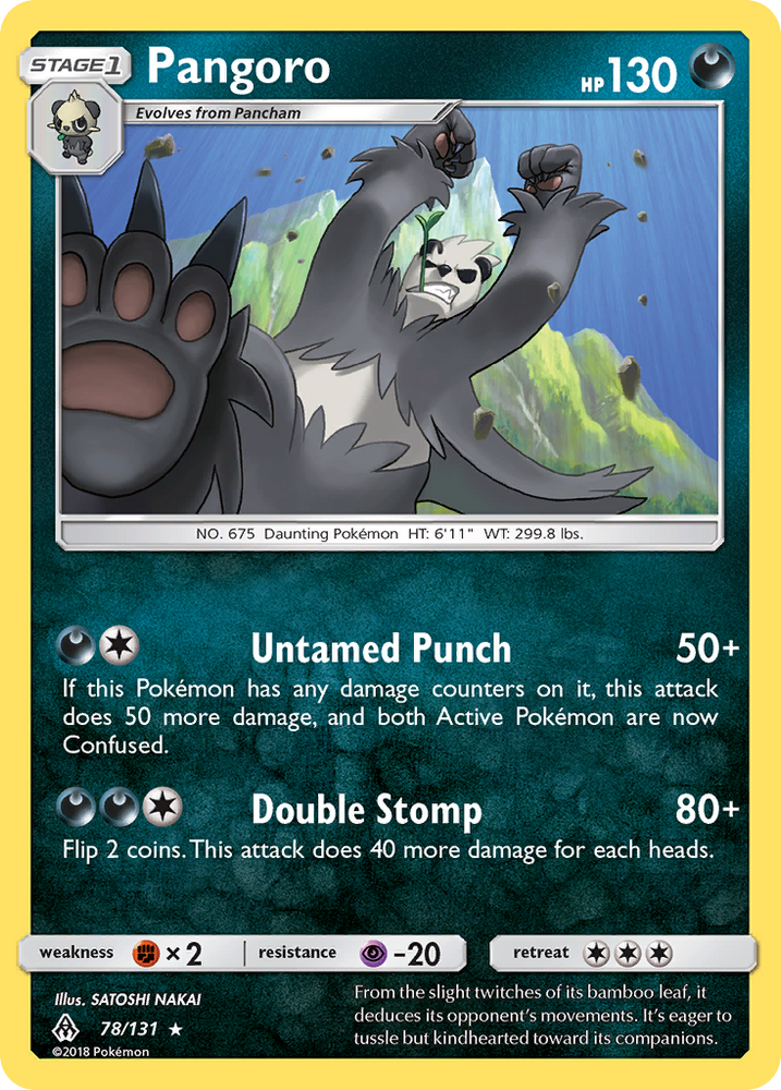 Pangoro (78/131) [Sun & Moon: Forbidden Light] Pokémon