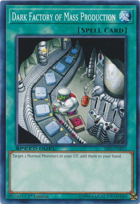 Dark Factory of Mass Production [SS03-ENB22] Common Yu-Gi-Oh!