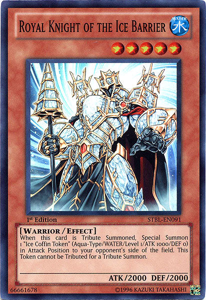 Royal Knight of the Ice Barrier [STBL-EN091] Super Rare Yu-Gi-Oh!