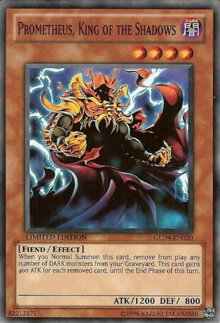 Prometheus, King of the Shadows [GLD4-EN020] Common Yu-Gi-Oh!
