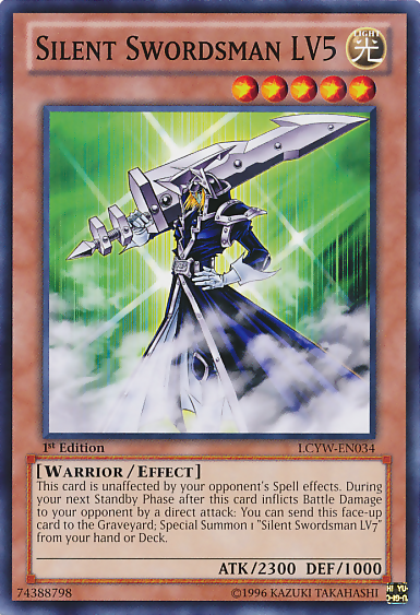 Silent Swordsman LV5 [LCYW-EN034] Common Yu-Gi-Oh!
