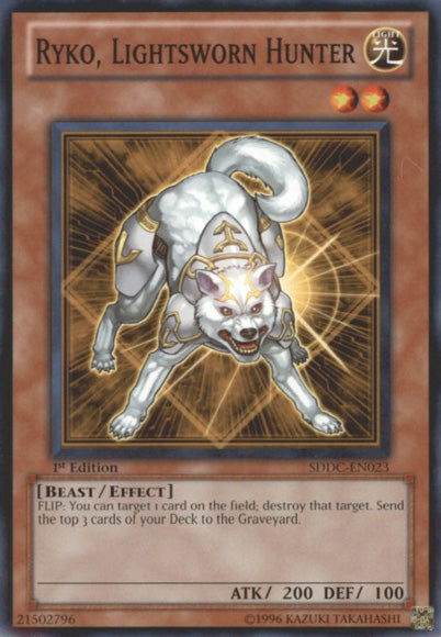 Ryko, Lightsworn Hunter [SDDC-EN023] Common Yu-Gi-Oh!