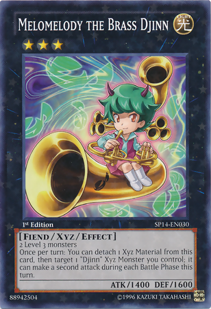 Melomelody the Brass Djinn [SP14-EN030] Starfoil Rare Yu-Gi-Oh!
