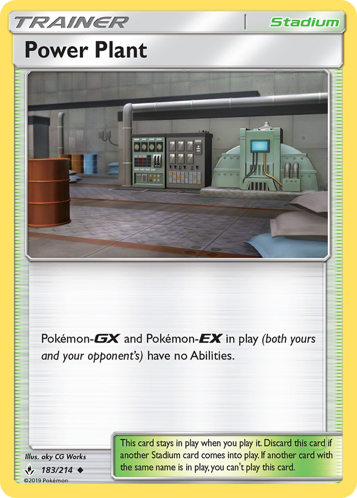 Power Plant (183/214) [Sun & Moon: Unbroken Bonds] Pokémon