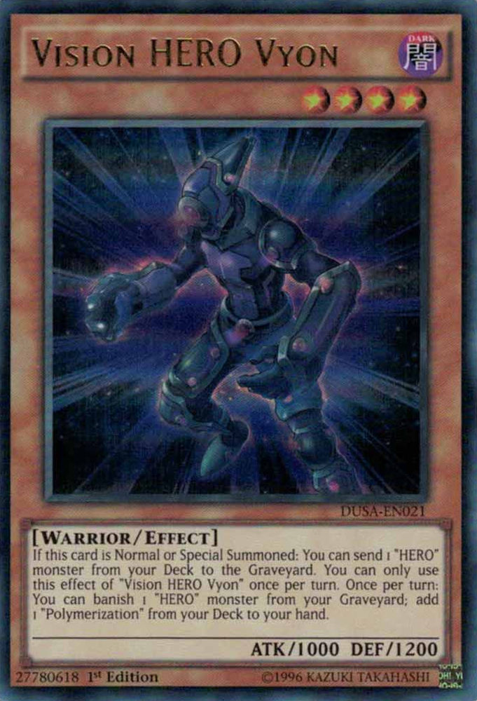 Vision Hero Vyon [DUSA-EN021] Ultra Rare Yu-Gi-Oh!