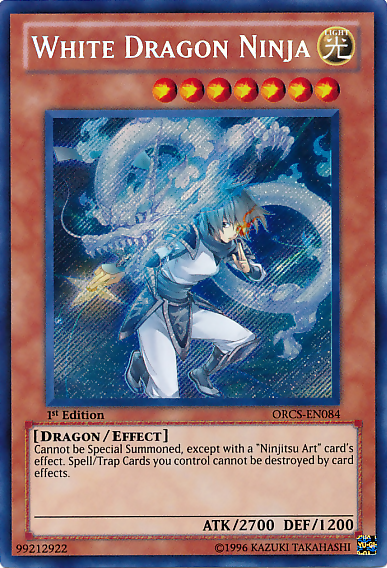 White Dragon Ninja [ORCS-EN084] Secret Rare Yu-Gi-Oh!