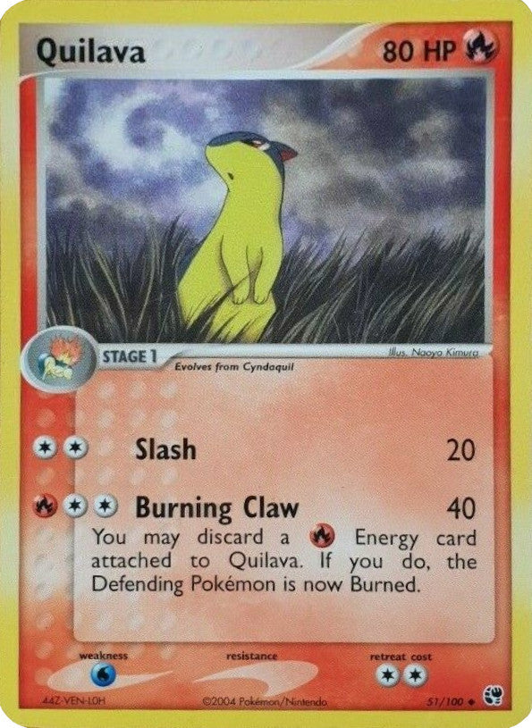 Quilava (51/100) [EX: Battle Stadium] Pokémon