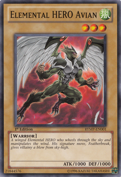 Elemental HERO Avian [RYMP-EN001] Common Yu-Gi-Oh!