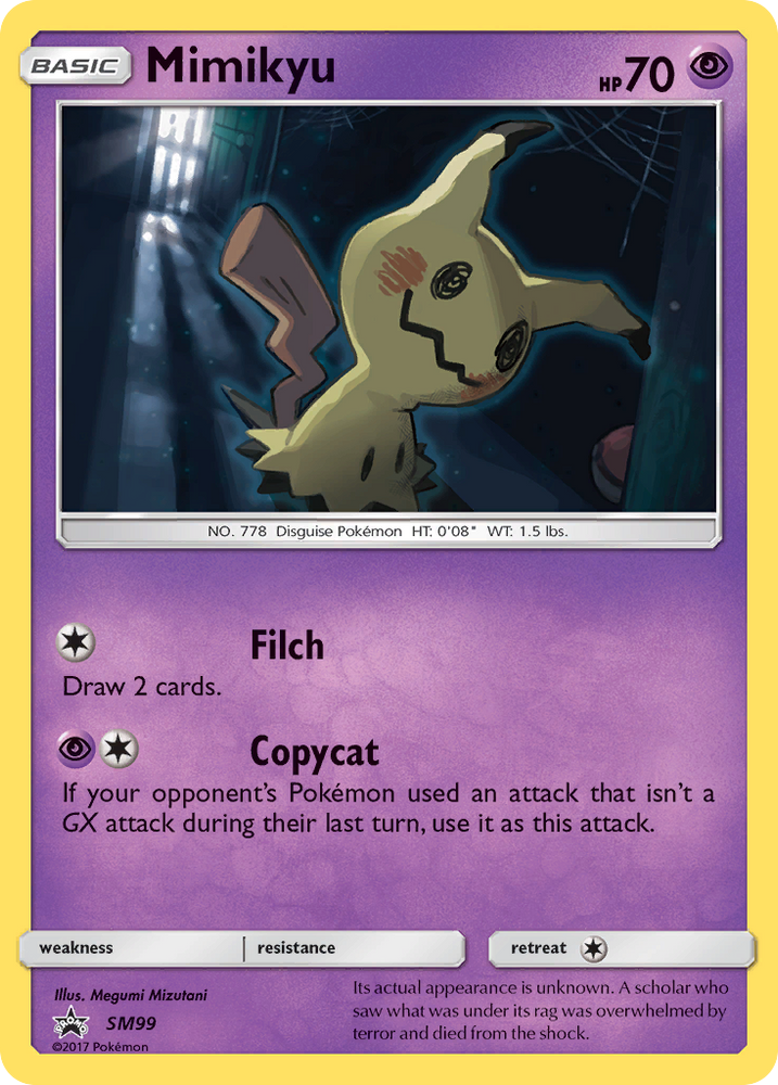 Mimikyu (SM99) [Sun & Moon: Black Star Promos] Pokémon