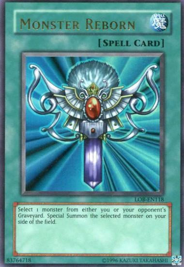 Monster Reborn [LOB-EN118] Ultra Rare Yu-Gi-Oh!