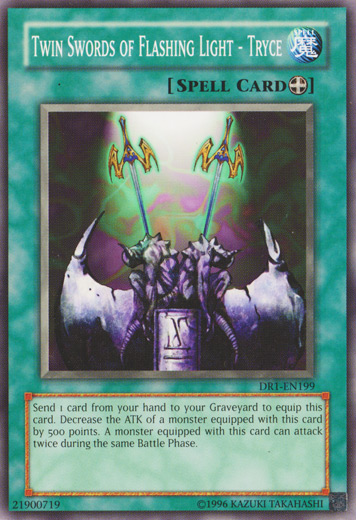 Twin Swords of Flashing Light - Tryce [DR1-EN199] Common Yu-Gi-Oh!