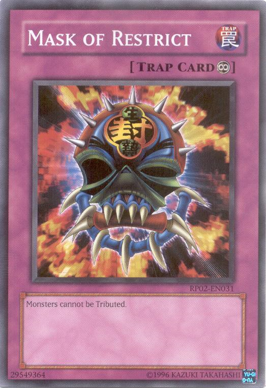 Mask of Restrict [RP02-EN031] Common Yu-Gi-Oh!