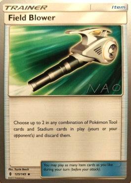 Field Blower (125/145) (Buzzroc - Naohito Inoue) [World Championships 2018] Pokémon