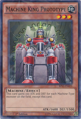 Machine King Prototype [BP03-EN019] Shatterfoil Rare Yu-Gi-Oh!