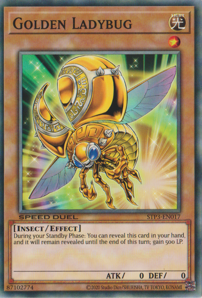 Golden Ladybug [STP3-EN017] Common Yu-Gi-Oh!