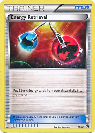 Energy Retrieval (16/30) [Black & White: Trainer Kit - Zoroark] Pokémon
