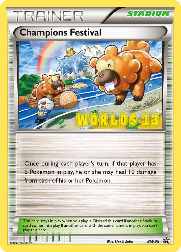 Champions Festival (BW95) (2013 Finalist) [Black & White: Black Star Promos] Pokémon