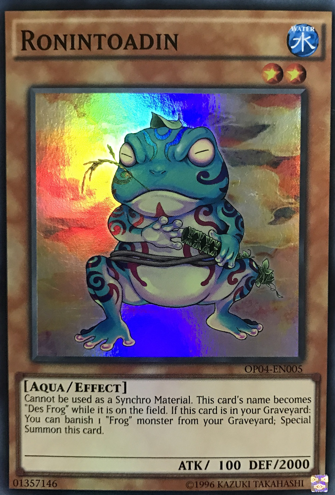 Ronintoadin [OP04-EN005] Super Rare Yu-Gi-Oh!