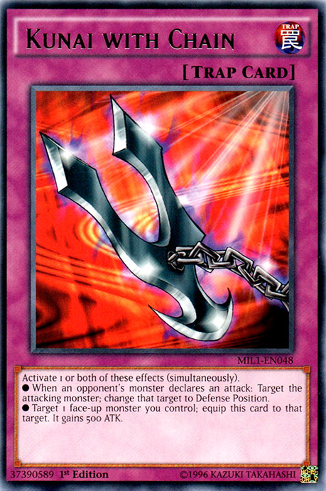 Kunai with Chain [MIL1-EN048] Rare Yu-Gi-Oh!