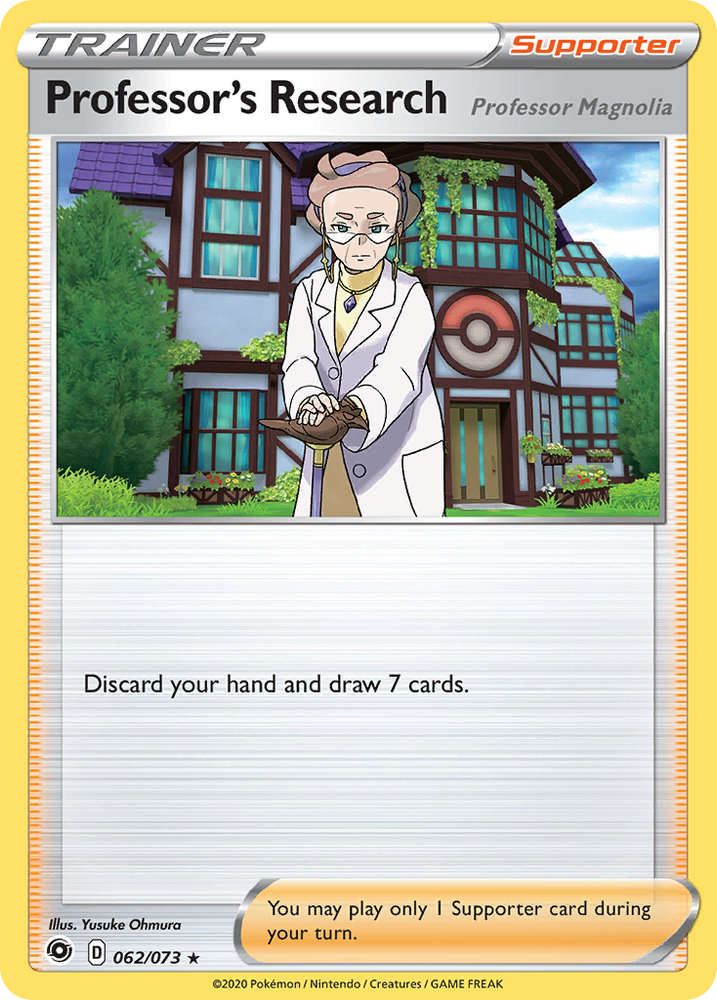 Professor's Research (062/073) (Professor Magnolia) [Sword & Shield: Champion's Path] Pokémon