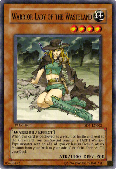 Warrior Lady of the Wasteland [SD5-EN002] Common Yu-Gi-Oh!