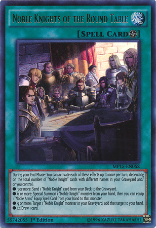 Noble Knights of the Round Table [MP15-EN052] Ultra Rare Yu-Gi-Oh!