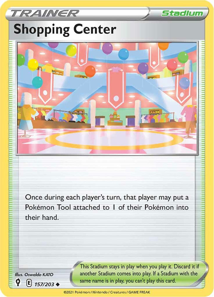 Shopping Center (157/203) [Sword & Shield: Evolving Skies] Pokémon