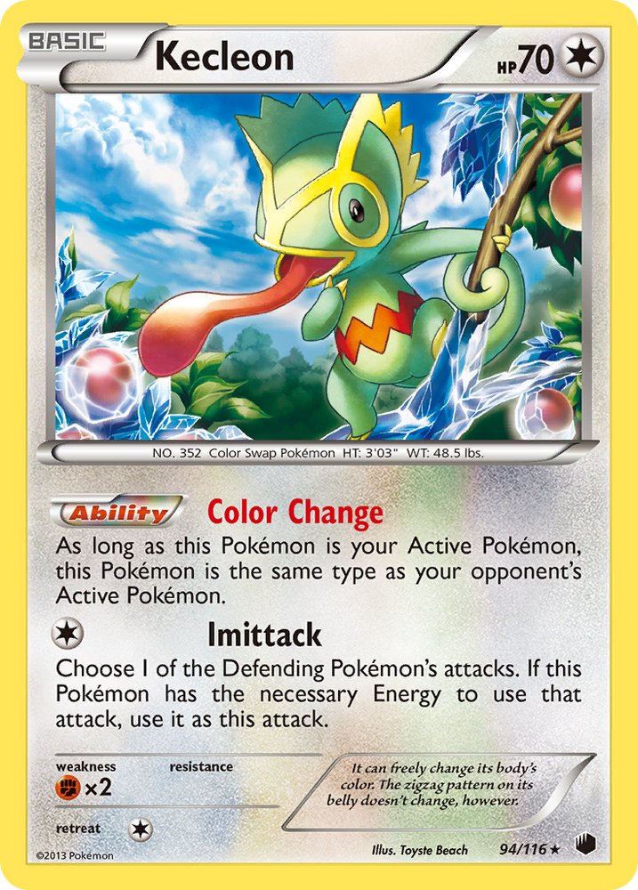Kecleon (94/116) [Black & White: Plasma Freeze] Pokémon
