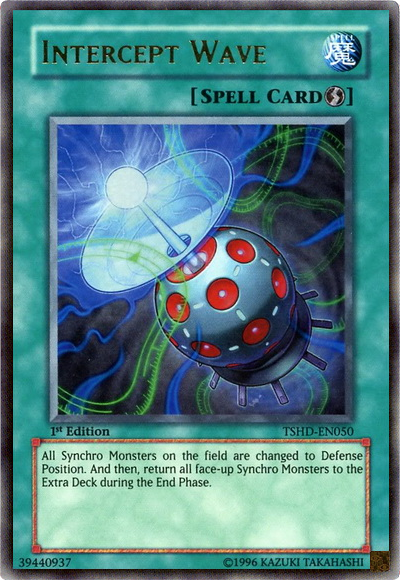 Intercept Wave [TSHD-EN050] Ultra Rare Yu-Gi-Oh!