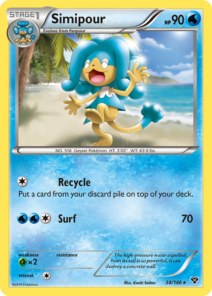 Simipour (38/146) [XY: Base Set] Pokémon