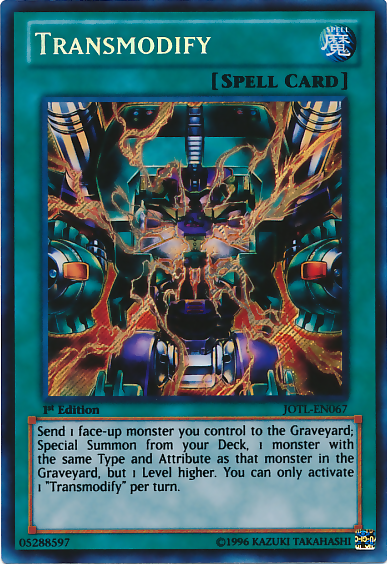 Transmodify [JOTL-EN067] Secret Rare Yu-Gi-Oh!