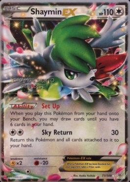 Shaymin EX (77/108) (Black Dragon - Shuntu Sadahiro) [World Championships 2016] Pokémon
