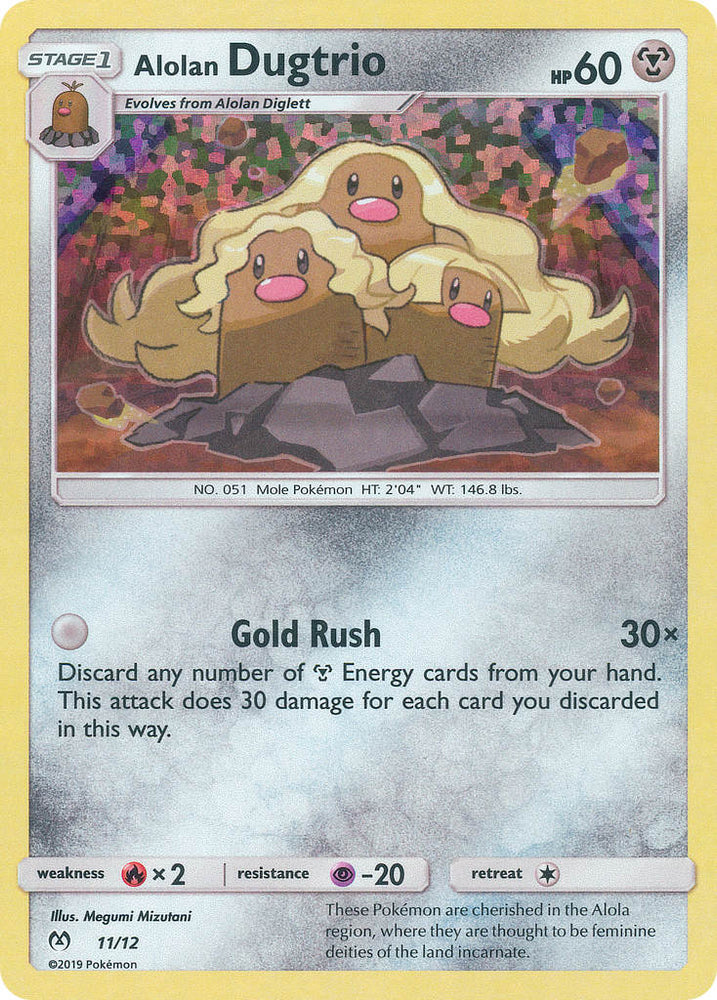 Alolan Dugtrio (11/12) [McDonald's Promos: 2019 Collection] Pokémon
