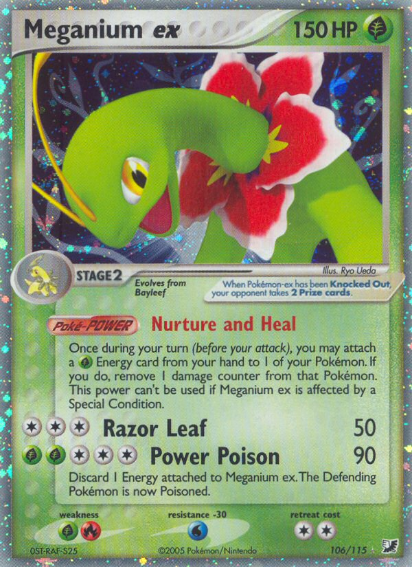 Meganium ex (106/115) [EX: Unseen Forces] Pokémon